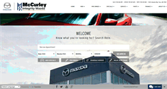 Desktop Screenshot of mccurleymazda.com